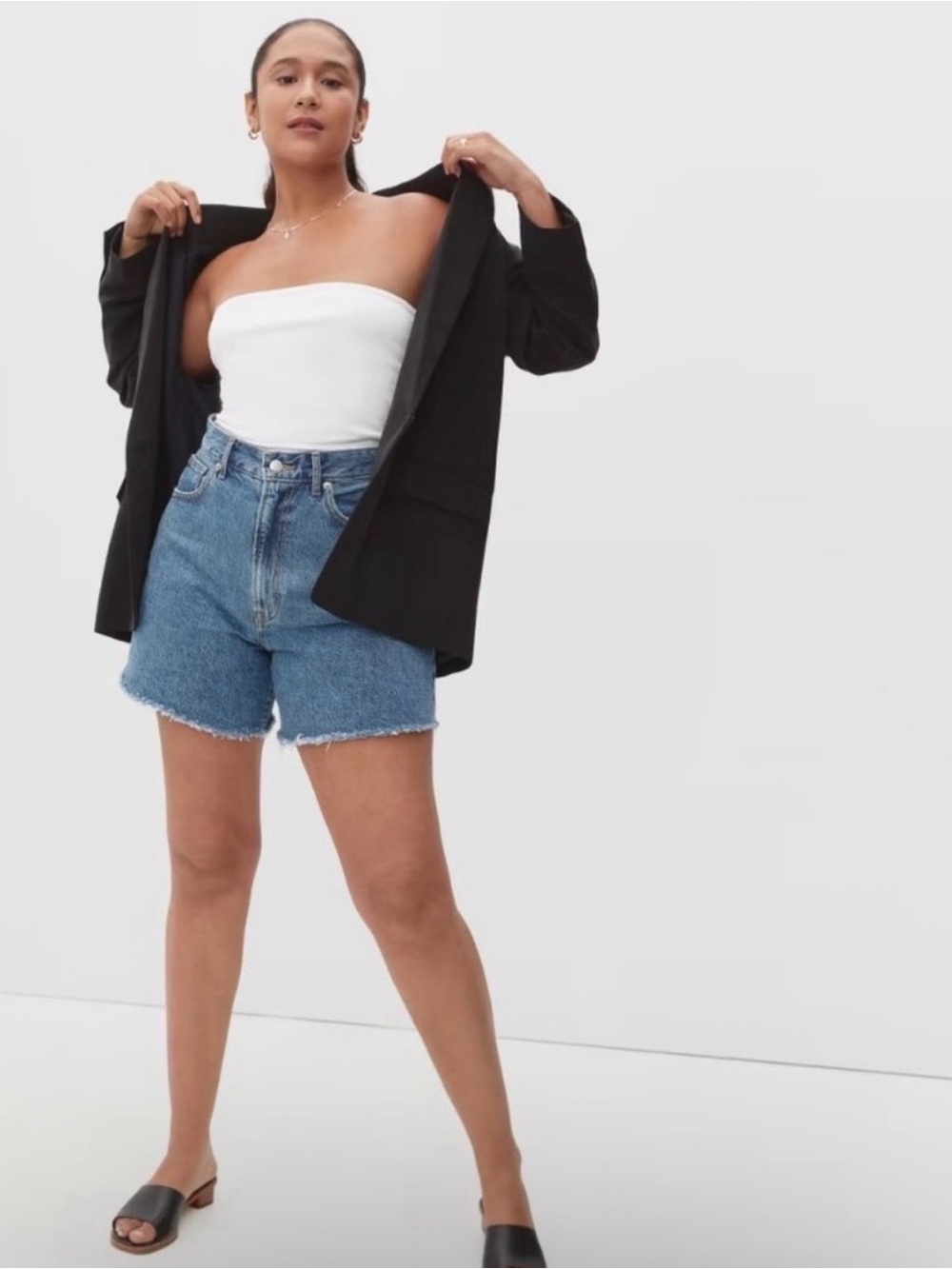 Everlane The A-Line Denim Short